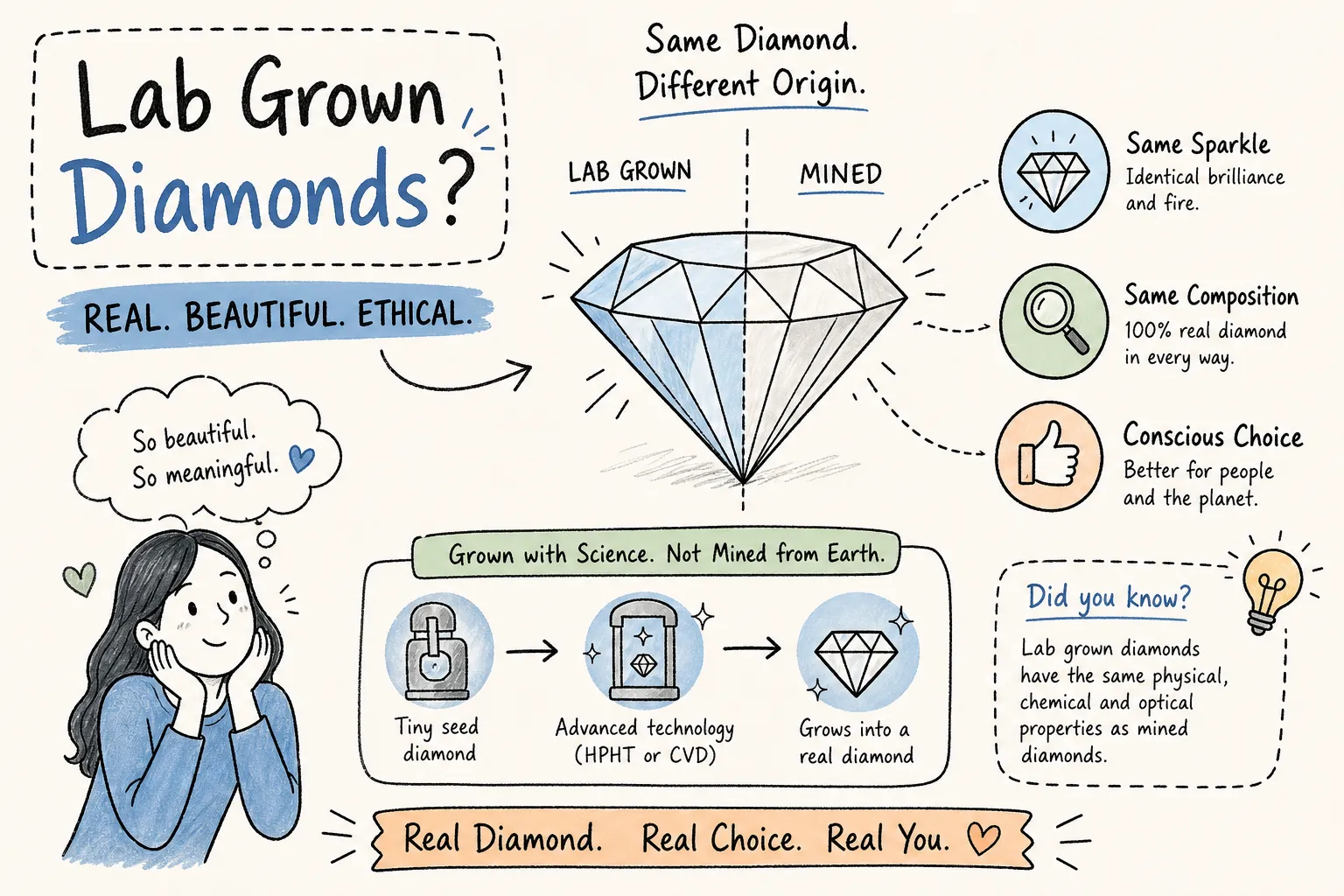 Are Lab Grown Diamonds Real? Everything You Need to Know